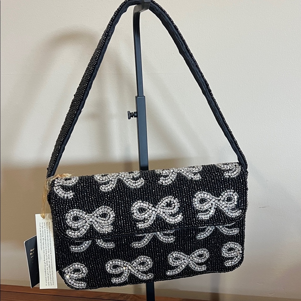 From India To You | Bow Beaded Shoulder Bag